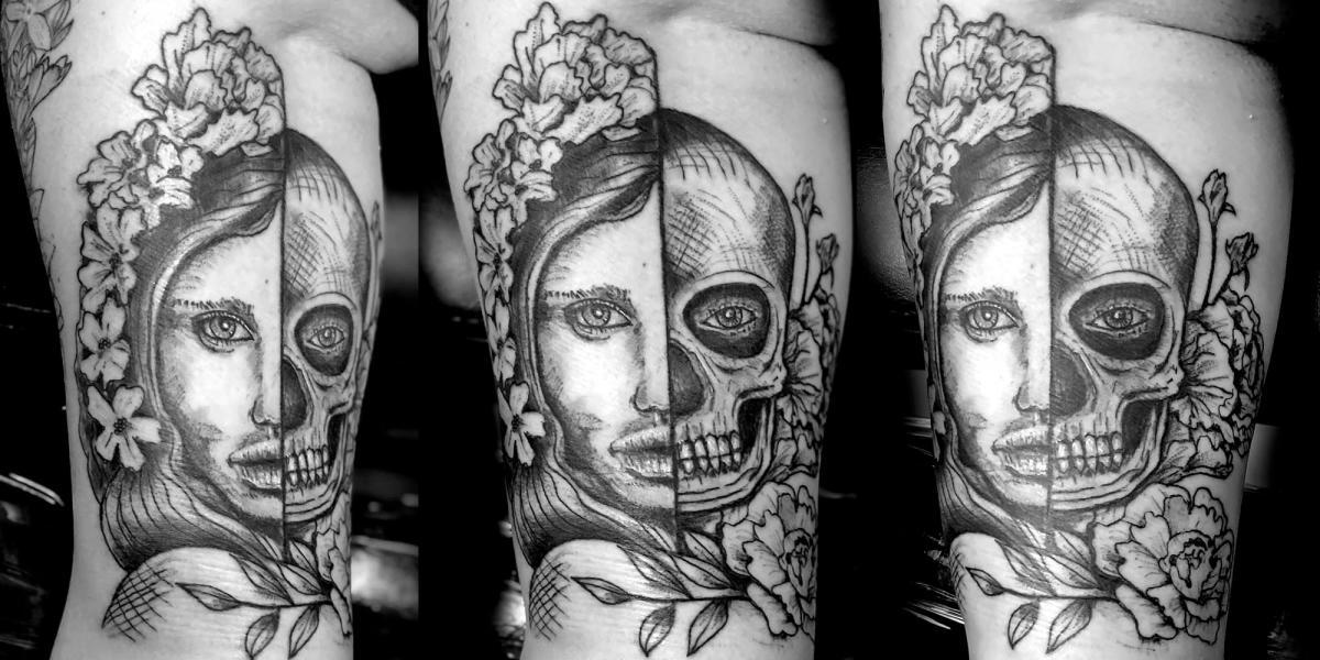 Preying Crying Nun Heart Temporary Tattoo Sleeve Women Mens Fake Sticker  Leg Arm