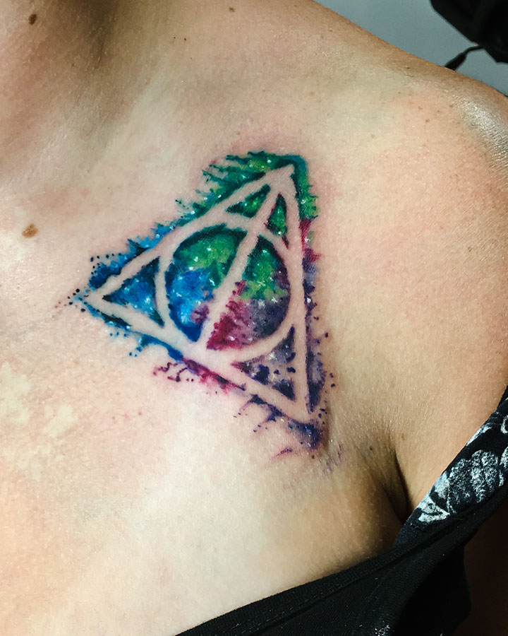 Deathly Hallows Tattoo explained  100 Deathly Hallows Tattoo Designs and  Meanings  Tattoo Me Now