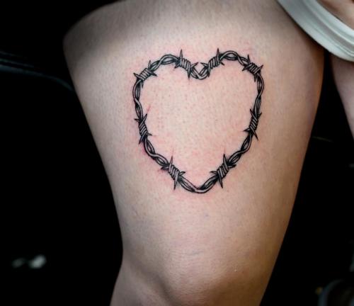 Heart Barbed wire