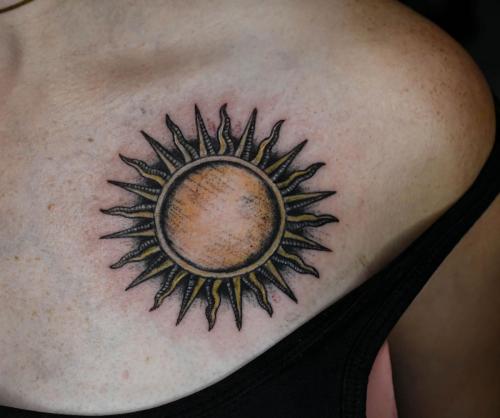 Sun Tattoo design